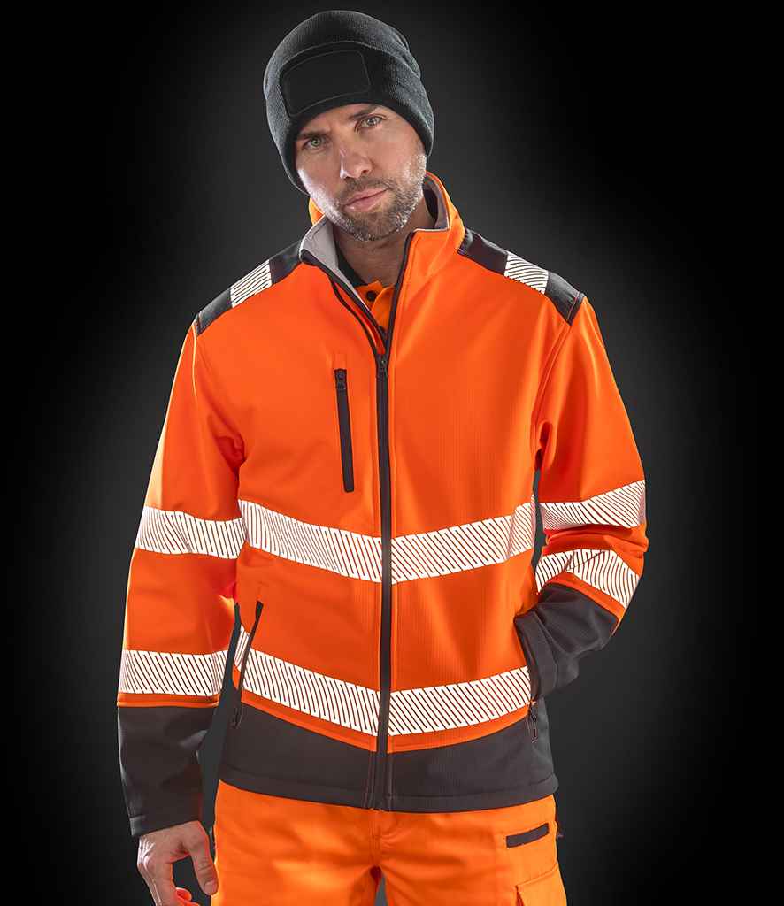Result Safe-Guard Hi-Vis RS476 Soft Shell Jacket