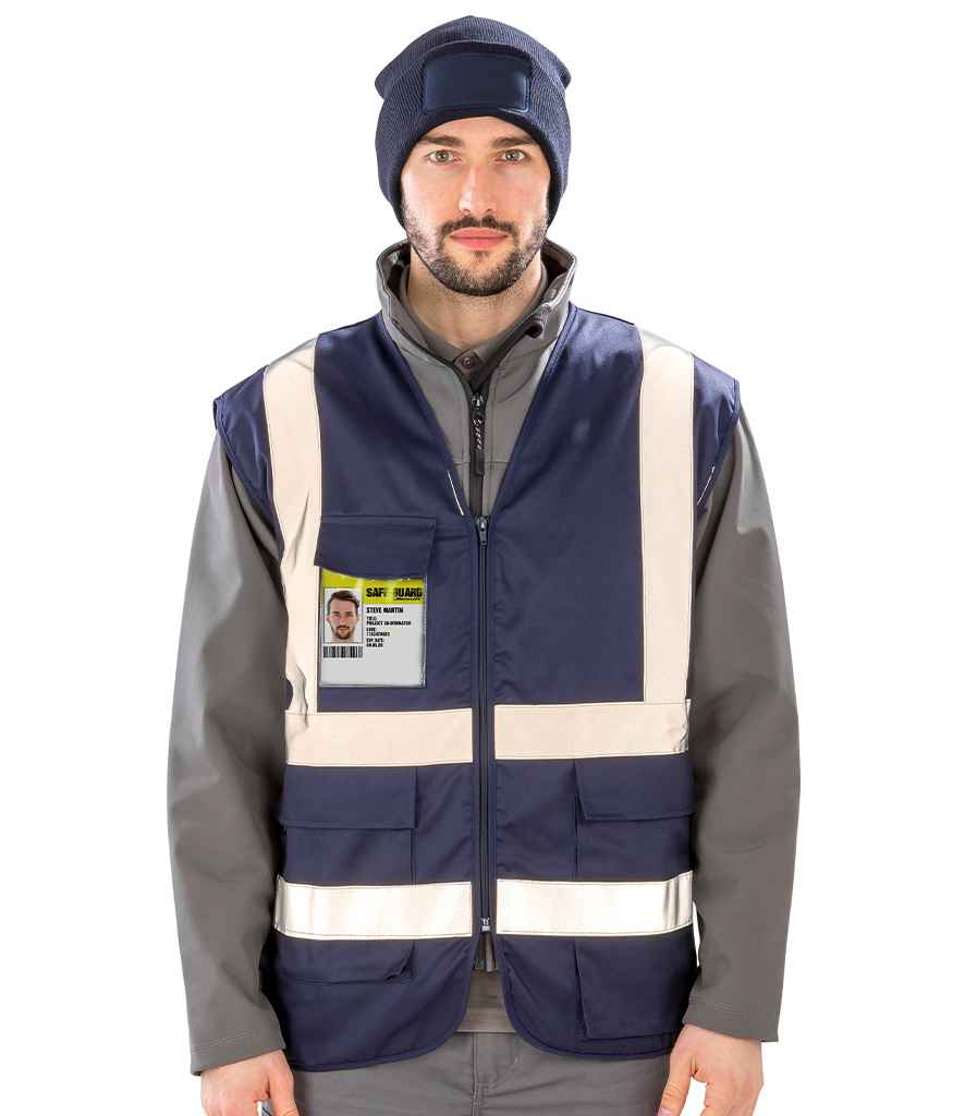Result Safe-Guard RS477 Heavy Duty Poly/Cotton Security Vest