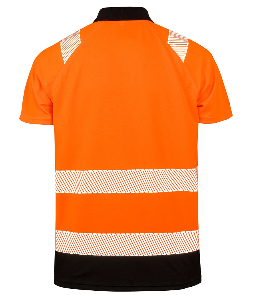 Result Recycled Hi-Vis RS501 Safety Polo Shirt
