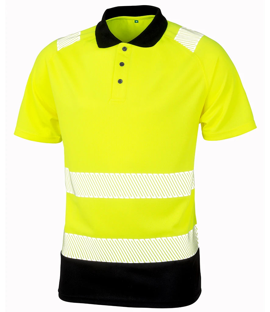 Result Recycled Hi-Vis RS501 Safety Polo Shirt
