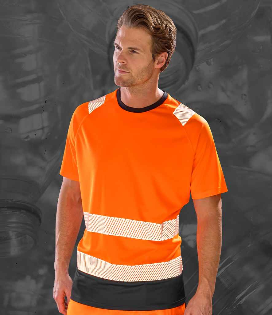 Result Recycled Hi-Vis RS502 Safety T-Shirt
