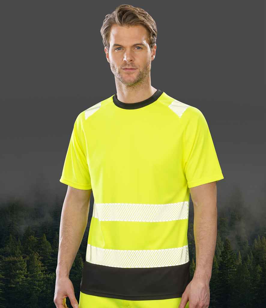 Result Recycled Hi-Vis RS502 Safety T-Shirt