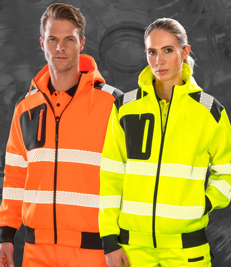 Result Recycled Hi-Vis RS503 Zip Hoodie