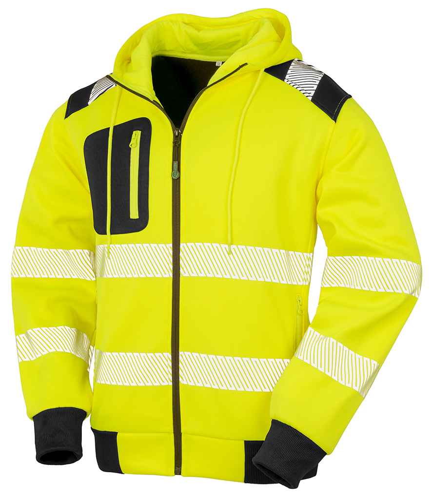 Result Recycled Hi-Vis RS503 Zip Hoodie