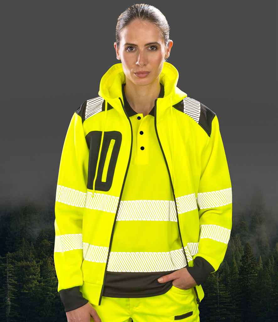 Result Recycled Hi-Vis RS503 Zip Hoodie