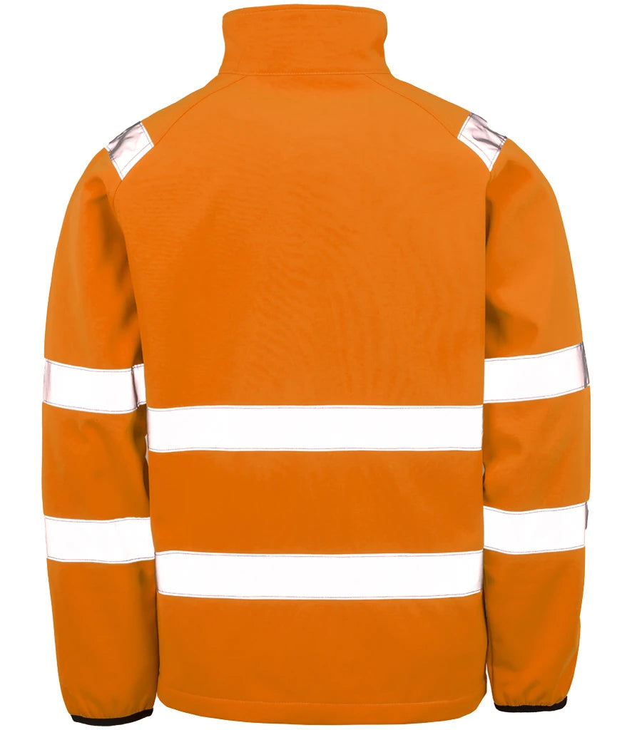 Result Recycled Hi-Vis RS505 Printable Soft Shell Jacket