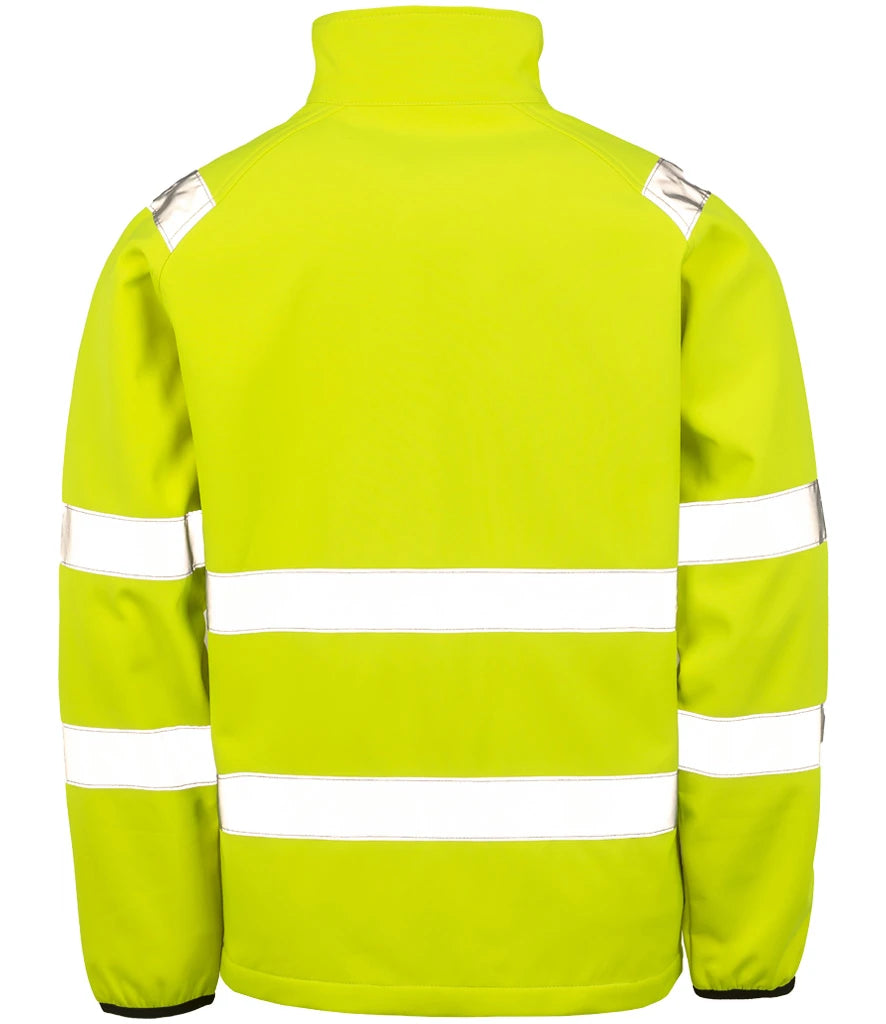 Result Recycled Hi-Vis RS505 Printable Soft Shell Jacket