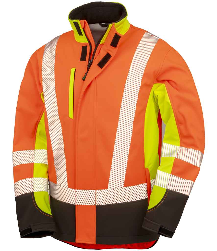 Result Recycled Hi-Vis RS506 Soft Shell Jacket