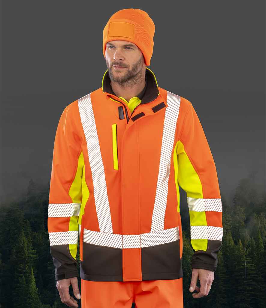 Result Recycled Hi-Vis RS506 Soft Shell Jacket