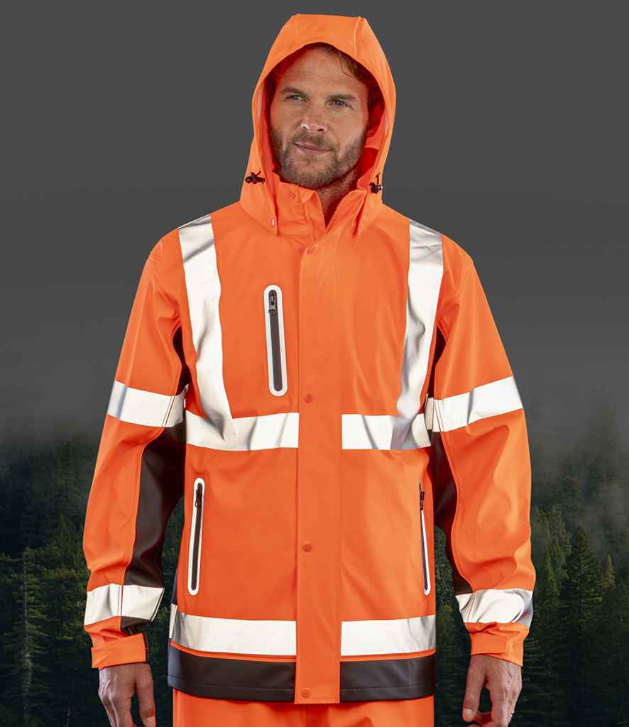 Result Recycled Hi-Vis RS507 Heavy Duty Jacket
