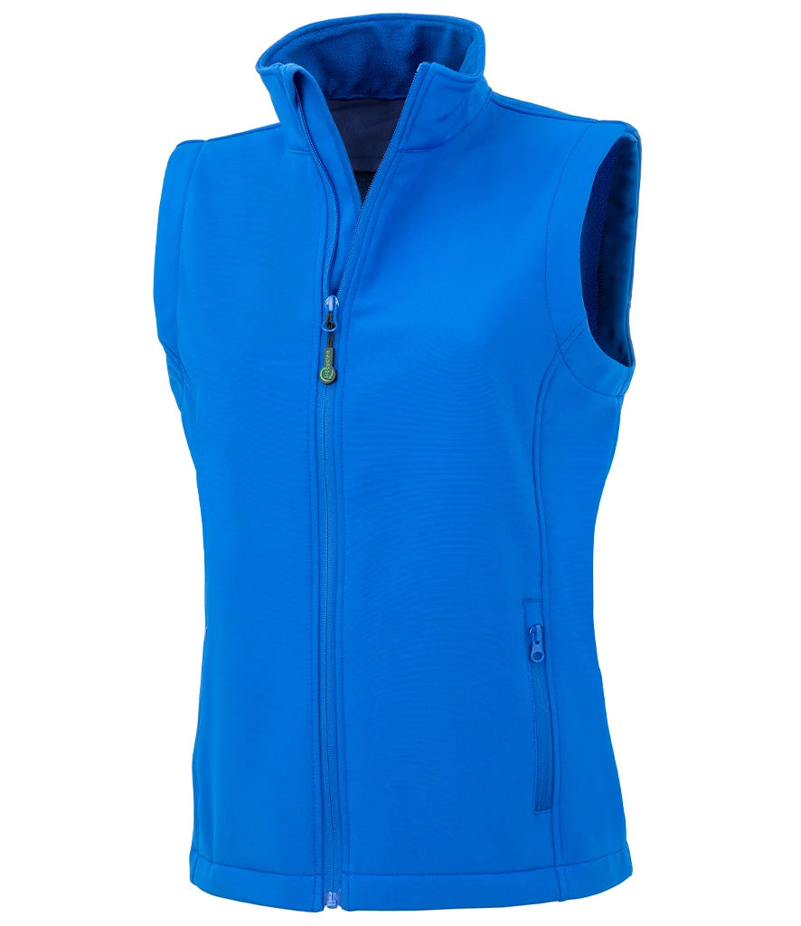 Result Recycled R902F Ladies Printable Soft Shell Bodywarmer