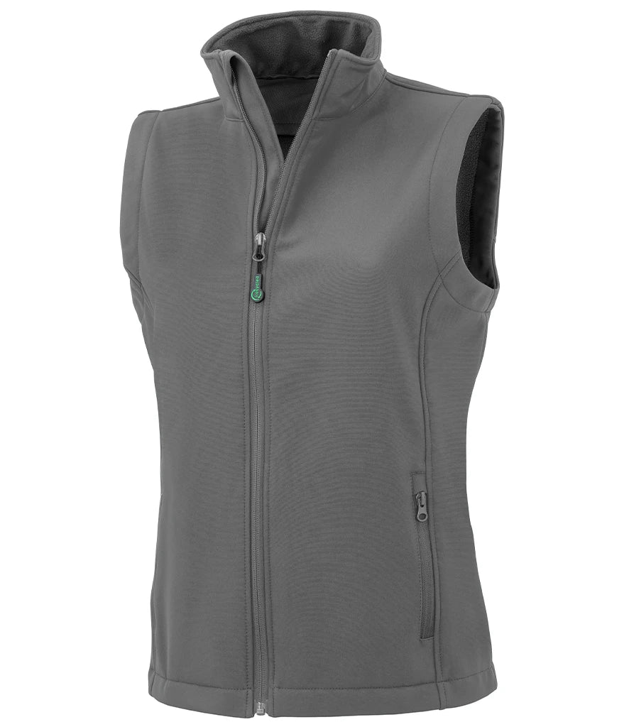 Result Recycled R902F Ladies Printable Soft Shell Bodywarmer
