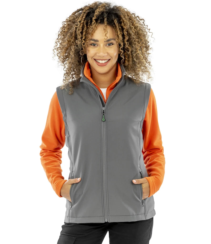 Result Recycled R902F Ladies Printable Soft Shell Bodywarmer