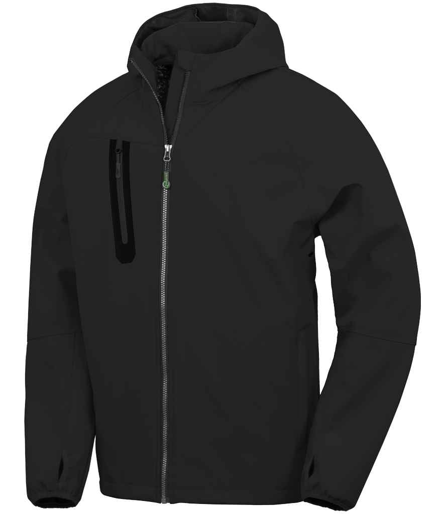 Result Recycled R909X Three Layer Printable Hooded Soft Shell Jacket