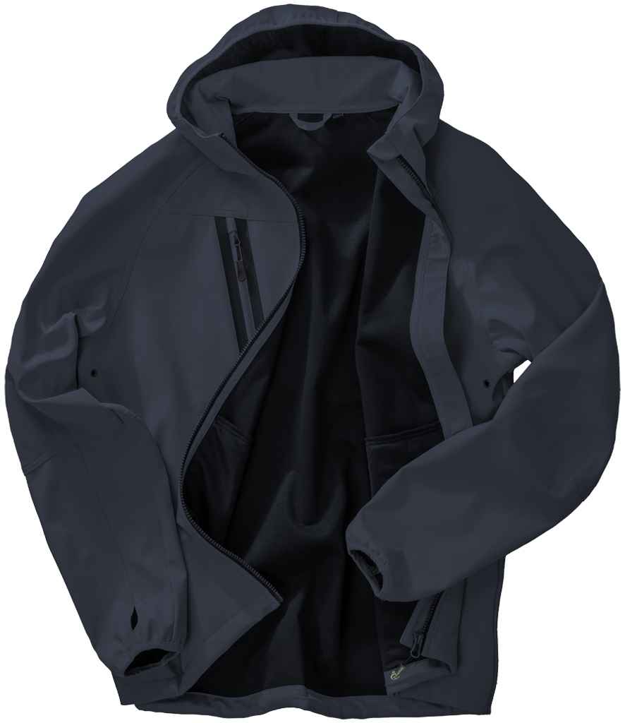 Result Recycled R909X Three Layer Printable Hooded Soft Shell Jacket