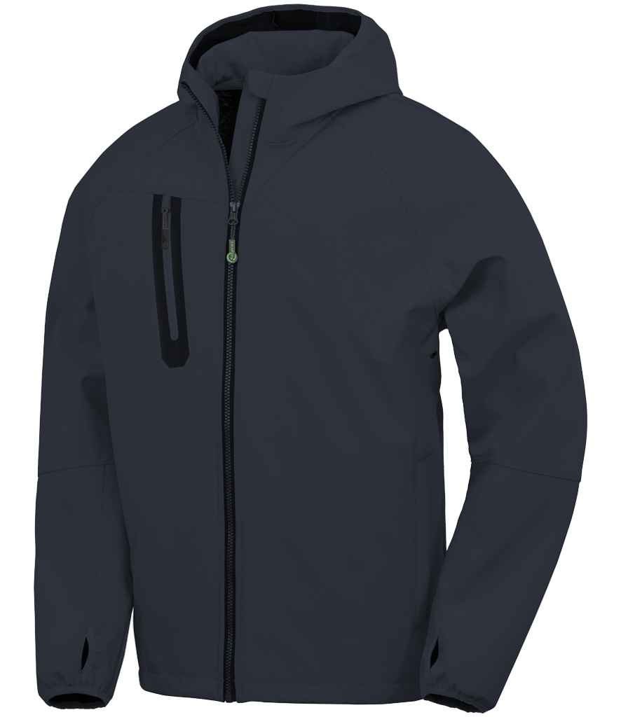 Result Recycled R909X Three Layer Printable Hooded Soft Shell Jacket