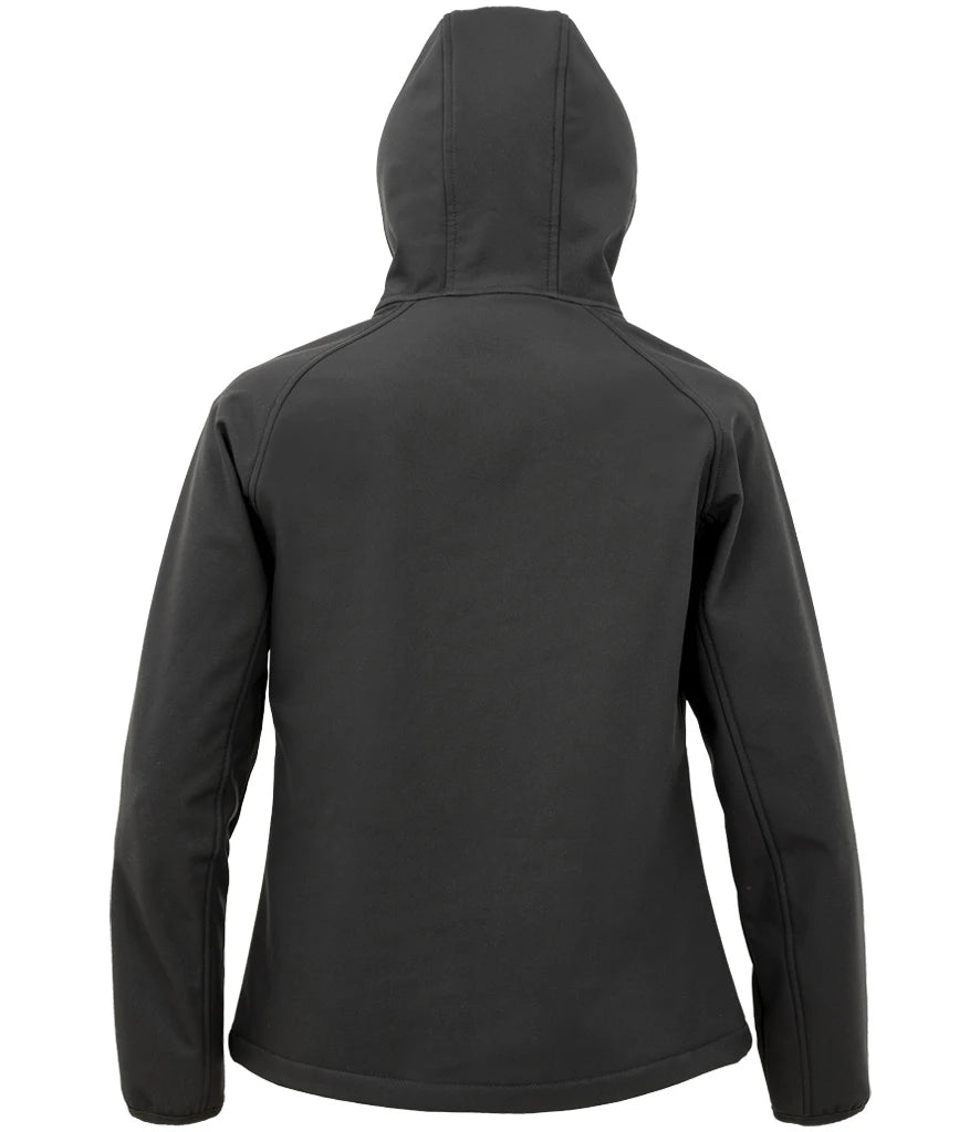 Result Recycled RS911F Ladies Hooded Soft Shell Jacket