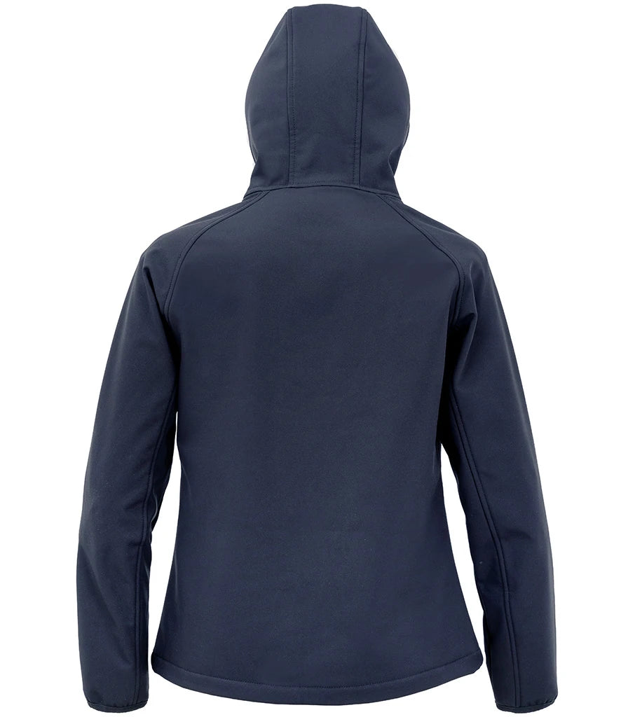 Result Recycled RS911F Ladies Hooded Soft Shell Jacket
