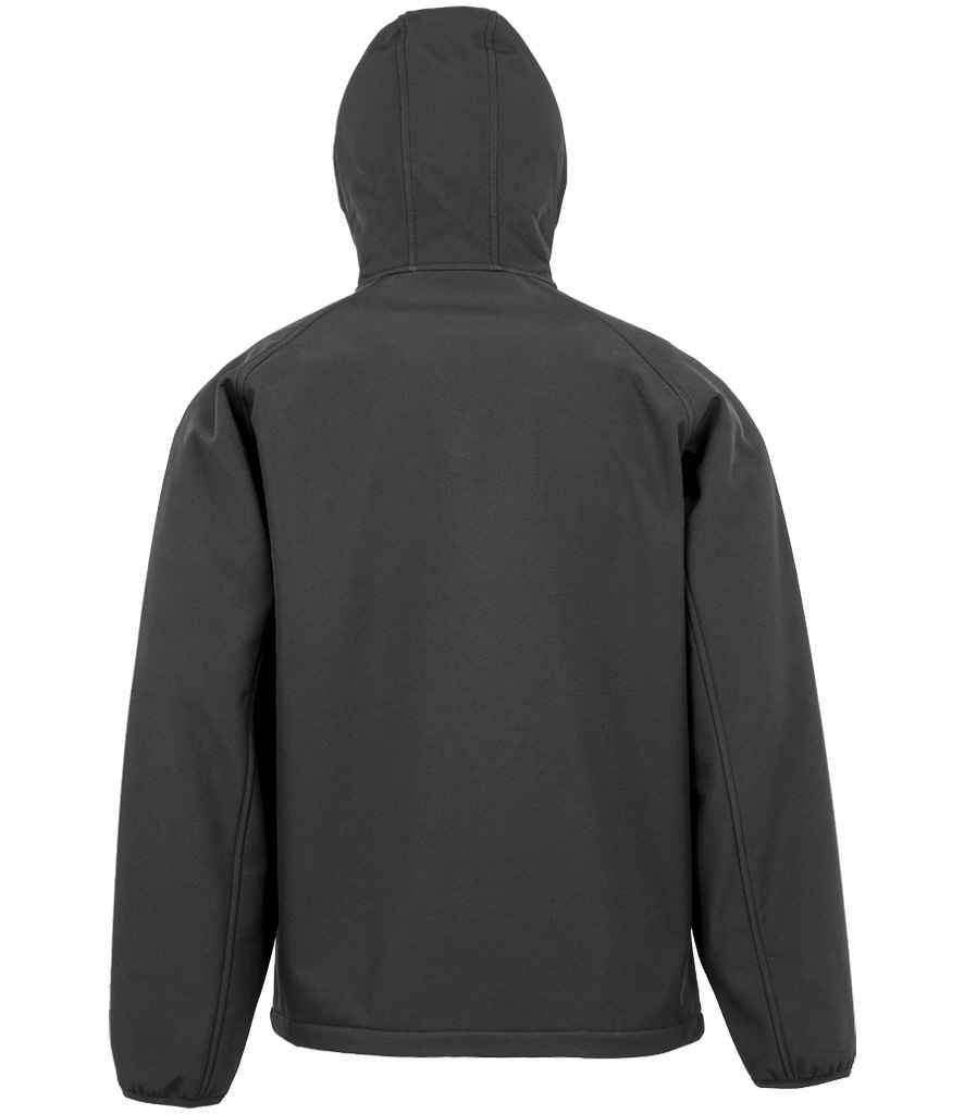 Result Recycled RS911M Printable Hooded Soft Shell Jacket