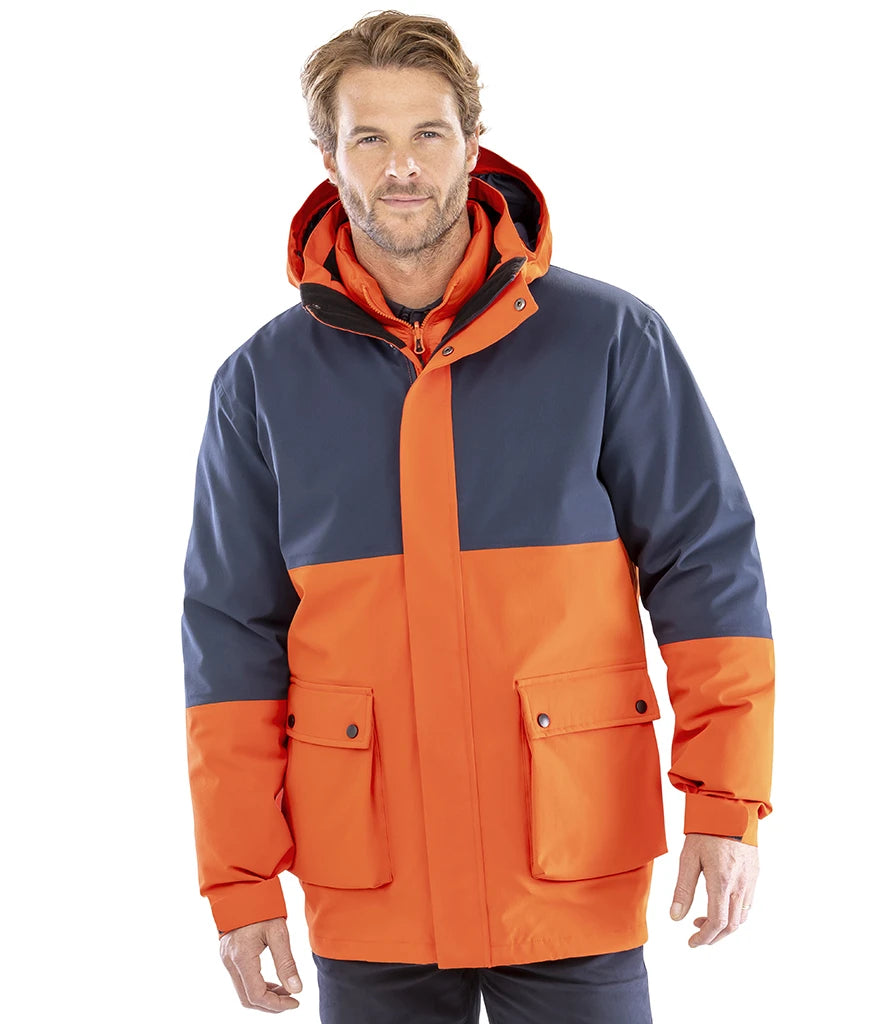 Result Recycled R920X 3-in-1 Padded Ripstop Jacket