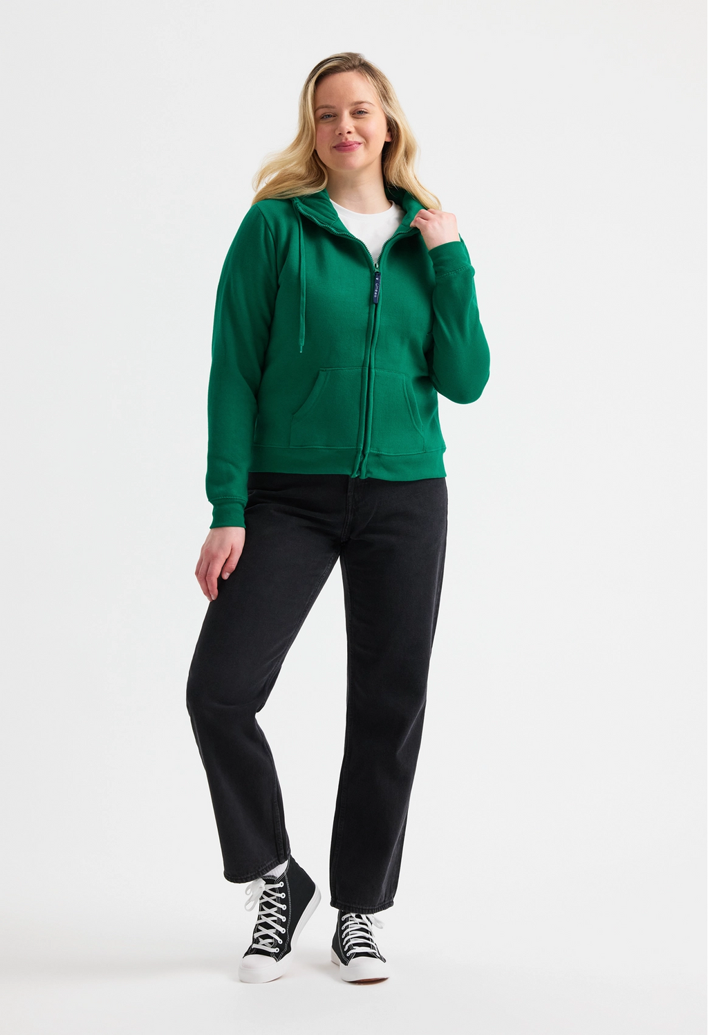Uneek Clothing UC505 Ladies Classic Full Zip Hooded Sweatshirt