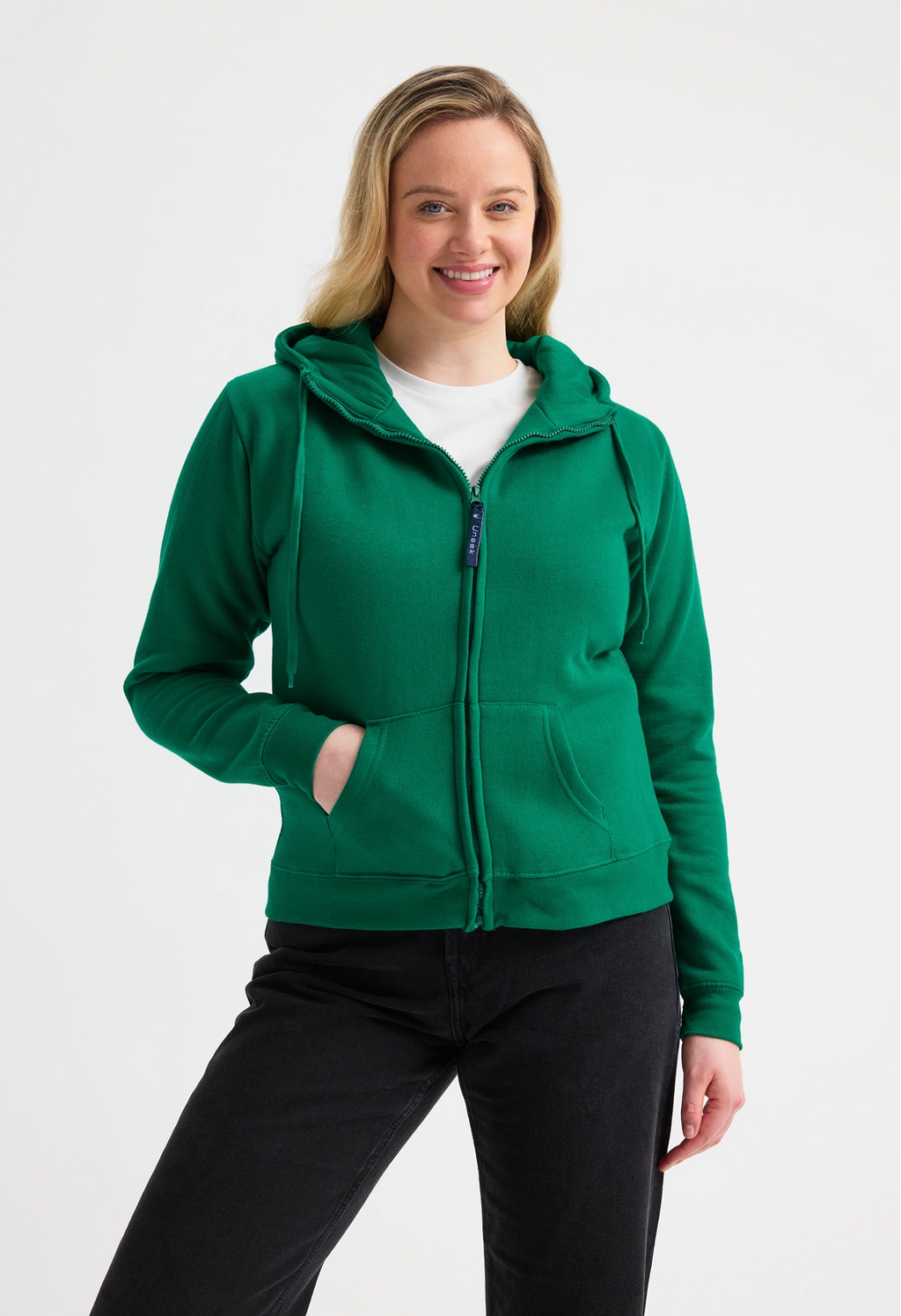 Uneek Clothing UC505 Ladies Classic Full Zip Hooded Sweatshirt