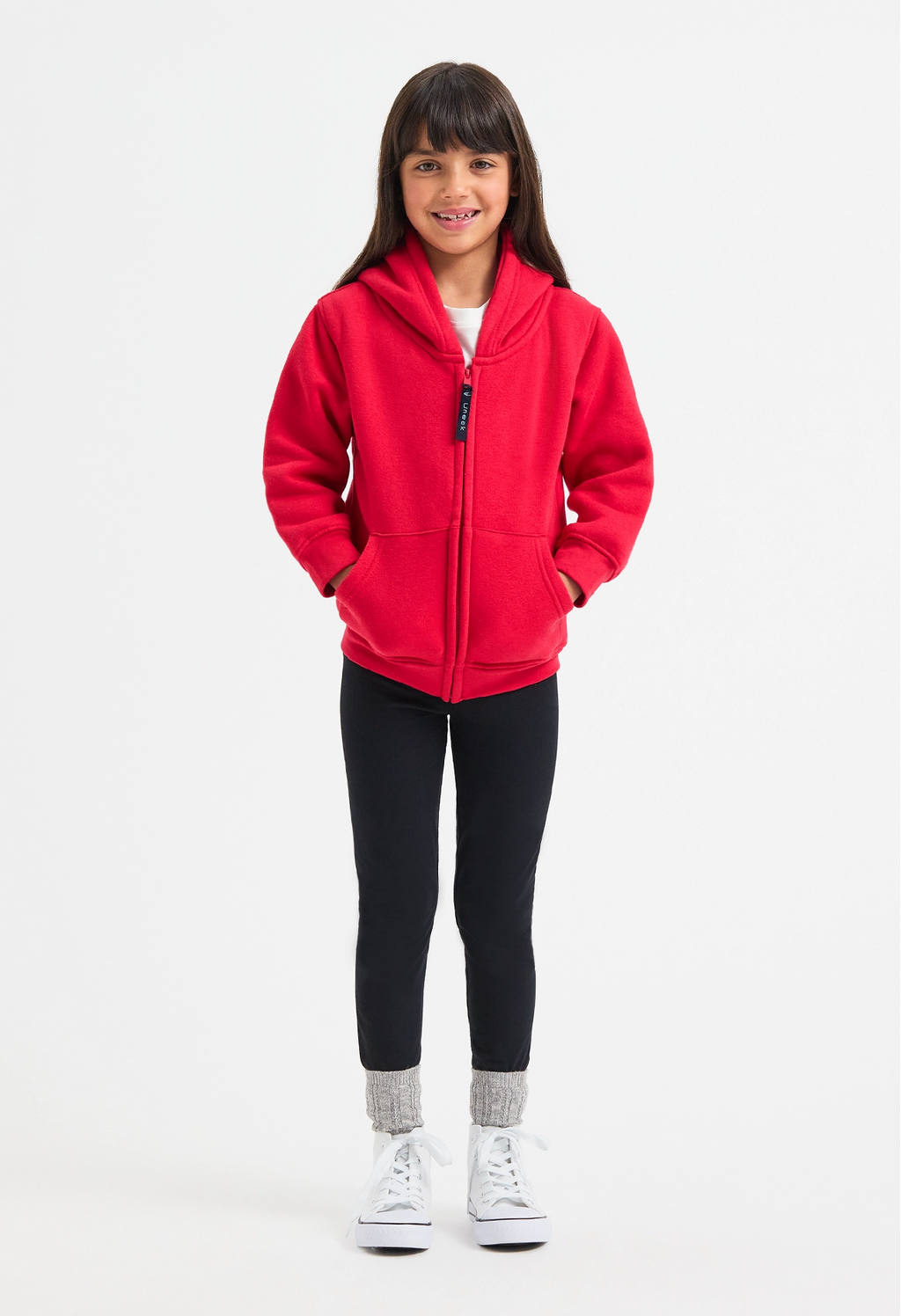 Uneek Clothing UC506 Kids Classic Full Zip Hooded Sweatshirt