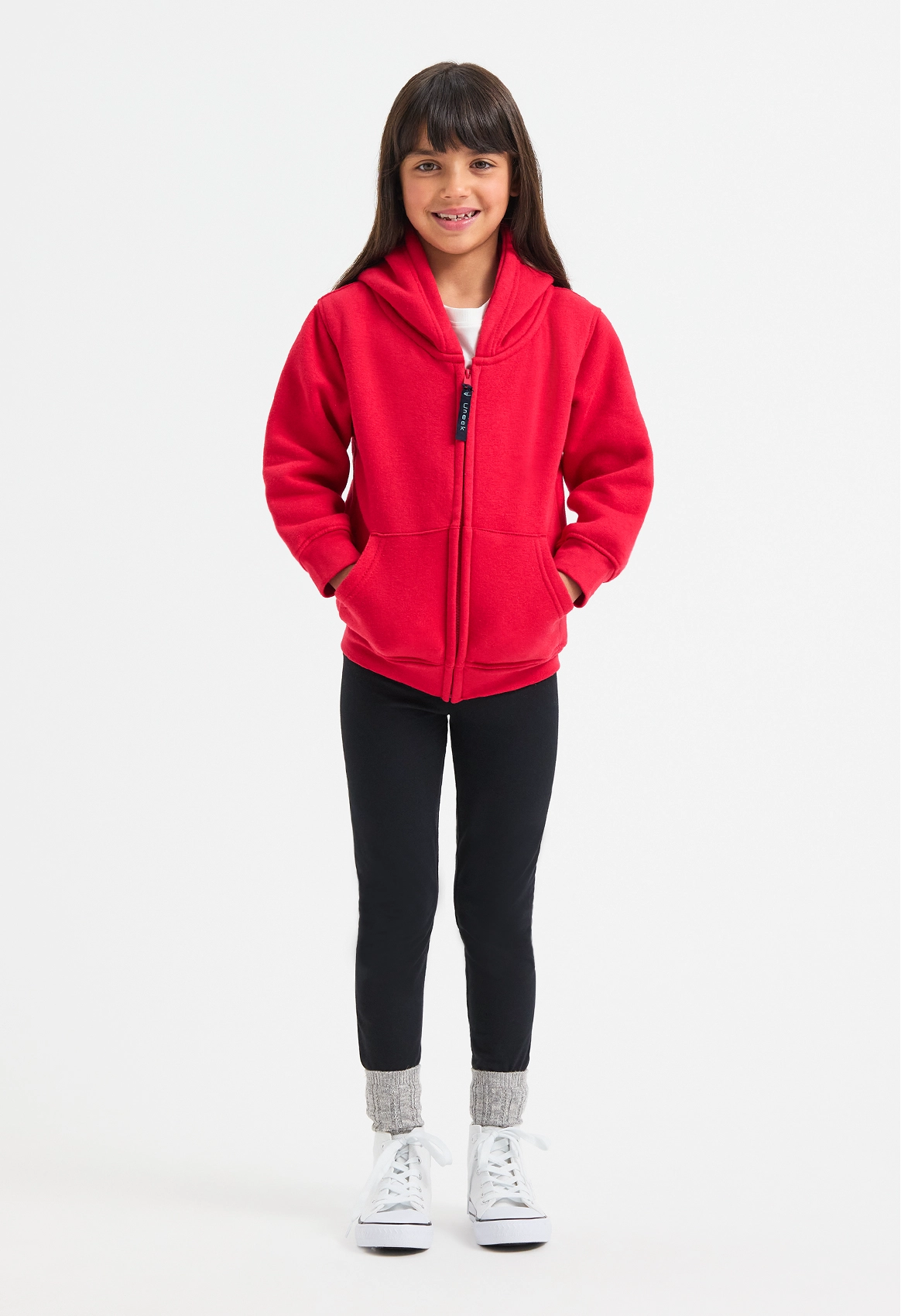 Uneek Clothing UC506 Kids Classic Full Zip Hooded Sweatshirt