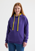 Uneek Clothing UC507 Unisex Contrast Hooded Sweatshirt