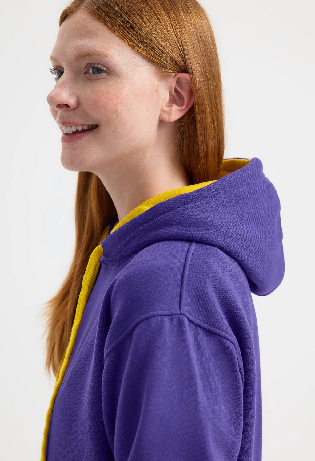 Uneek Clothing UC507 Unisex Contrast Hooded Sweatshirt