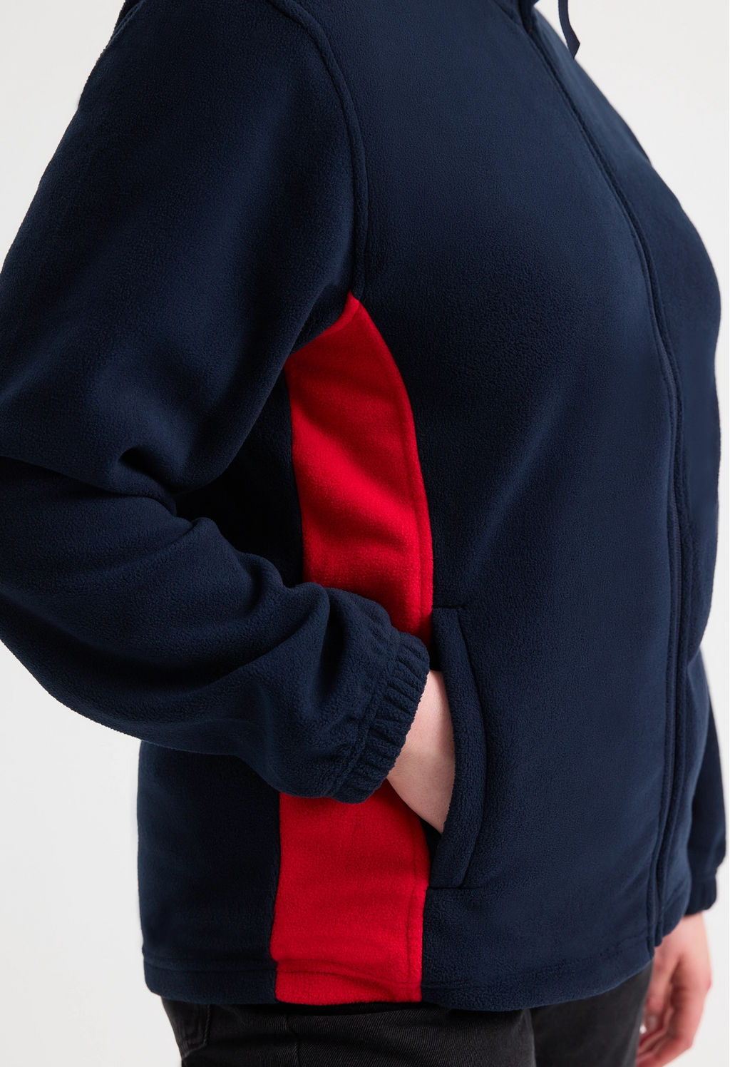Uneek Clothing UC617 Unisex Two Tone Full Zip Fleece Jacket