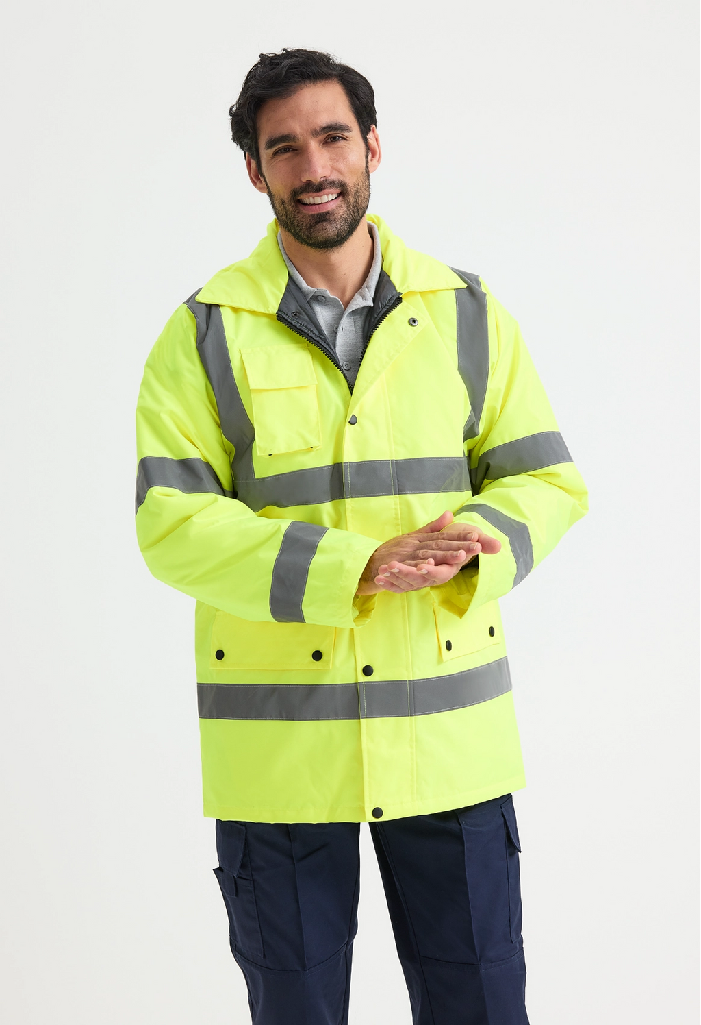 Uneek Clothing UC803 Unisex Hi Vis Road Safety Jacket