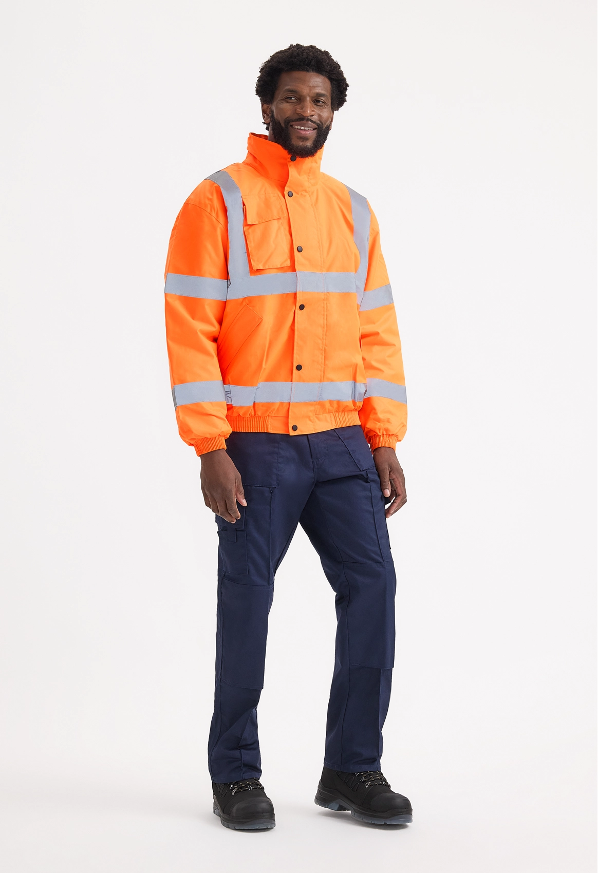 Uneek Clothing UC804 Unisex Hi Vis Bomber Jacket