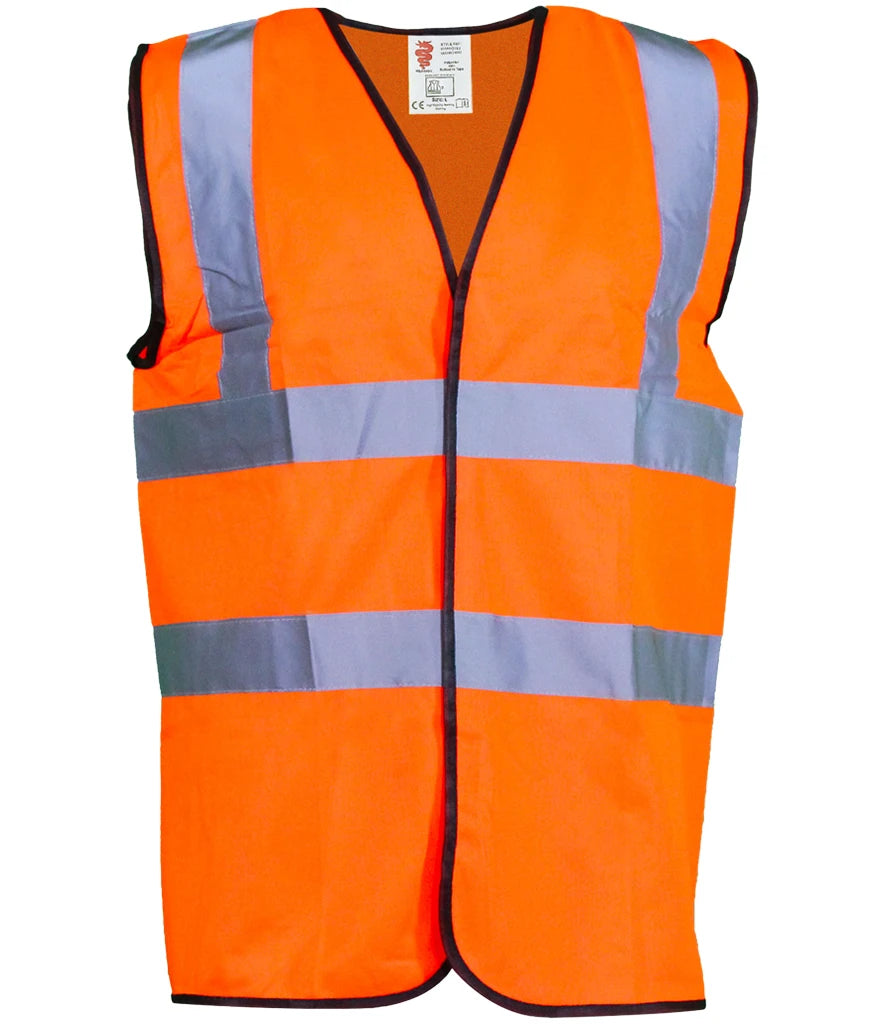 Warrior Hi-Vis WR001 Waistcoat