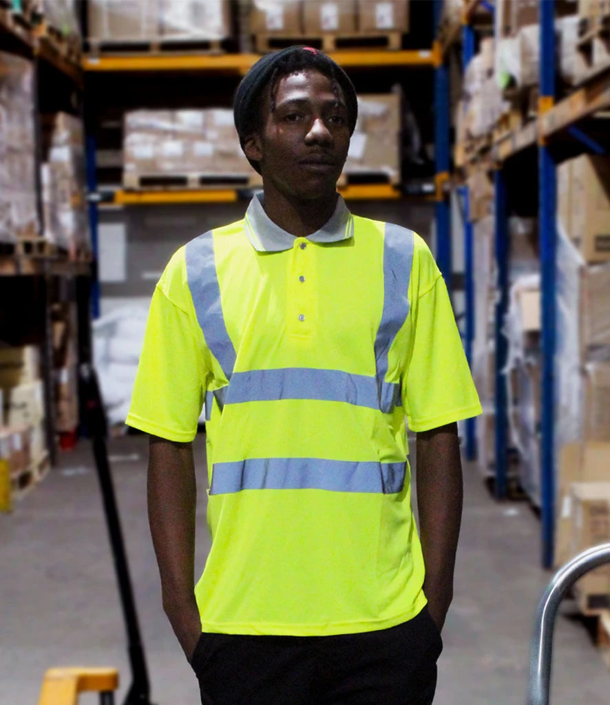 Warrior Hi-Vis WR002 Polo Shirt