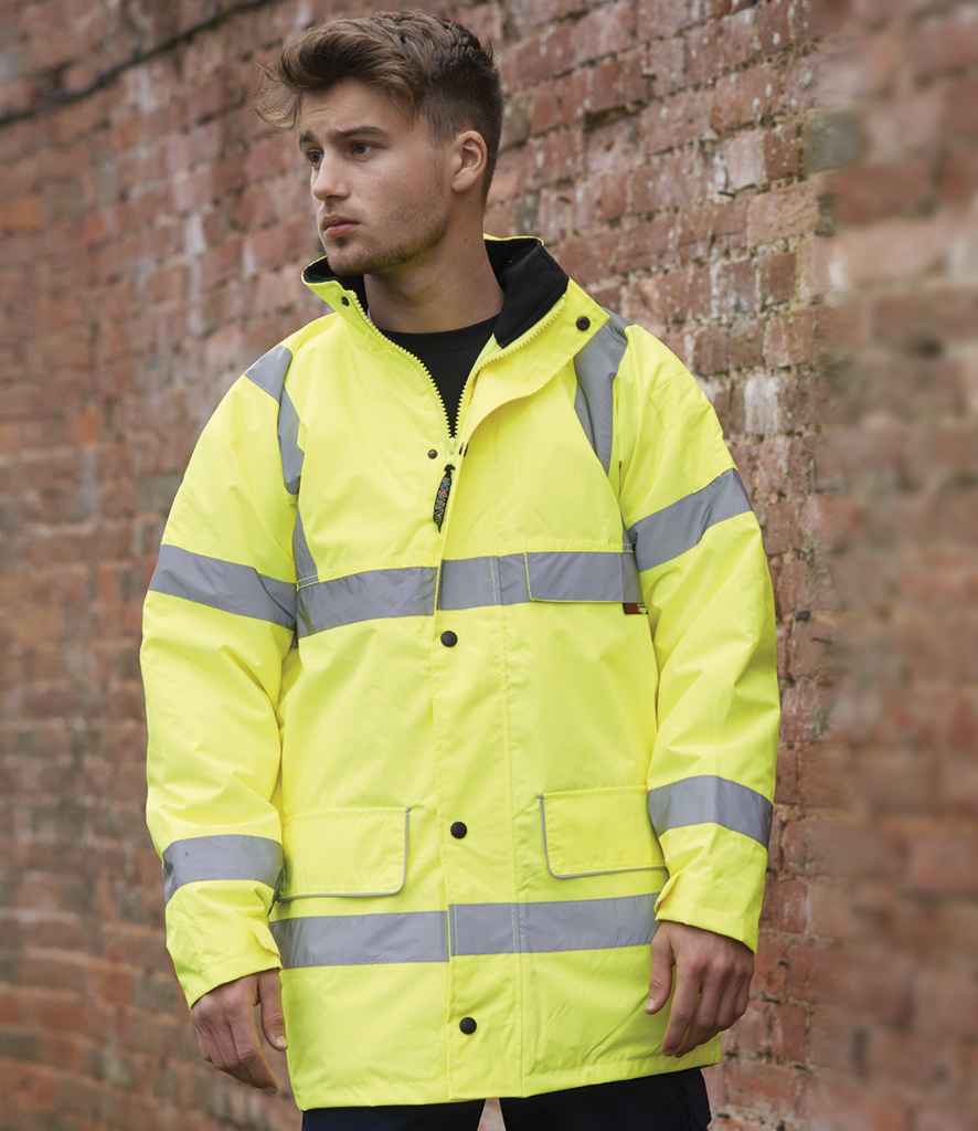 Warrior Hi-Vis WR005 Traffic Jacket