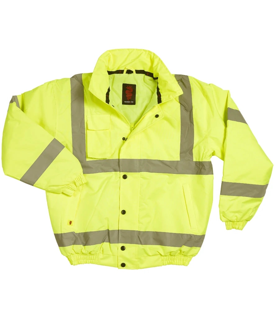 Warrior Hi-Vis WR023 Bomber Jacket