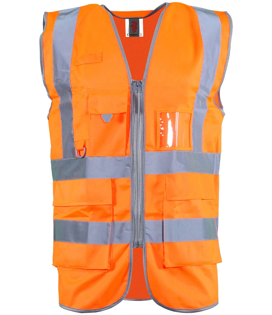 Warrior Hi-Vis WR035 Executive Waistcoat