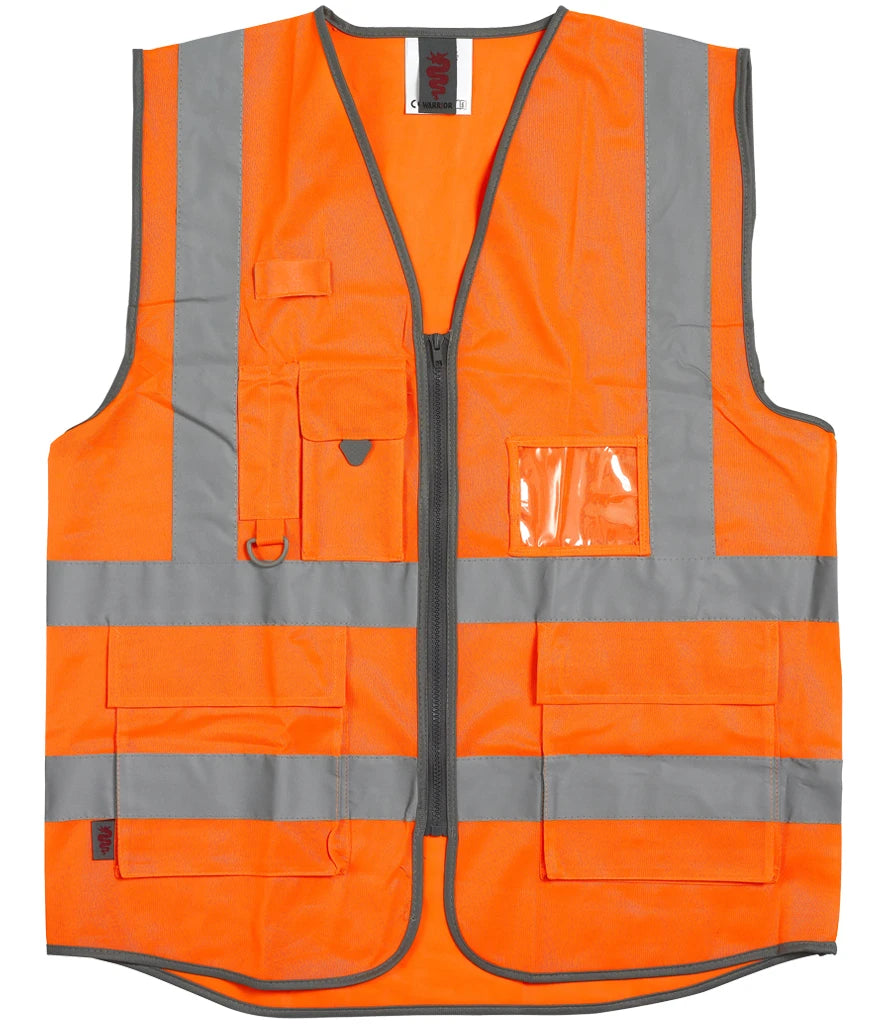 Warrior Hi-Vis WR035 Executive Waistcoat