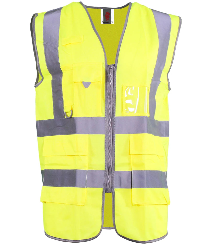 Warrior Hi-Vis WR035 Executive Waistcoat