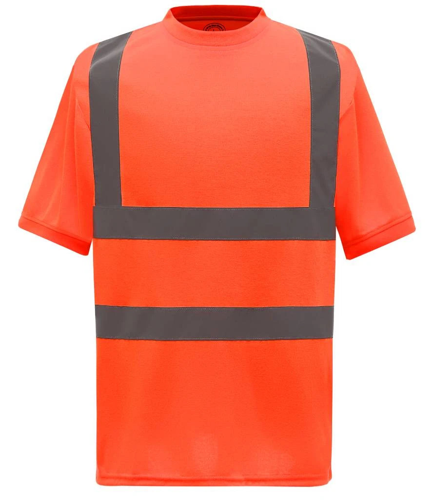 Yoko Hi-Vis YK010 Short Sleeve T-Shirt