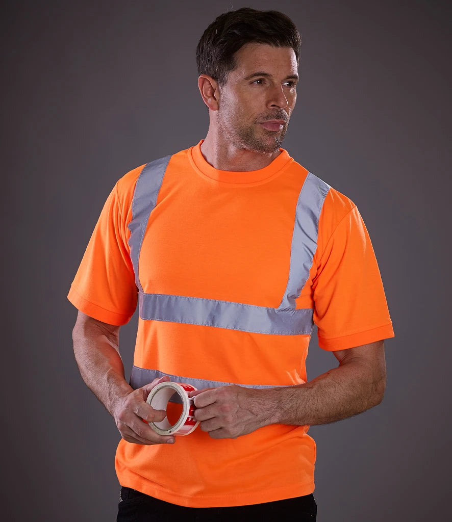 Yoko Hi-Vis YK010 Short Sleeve T-Shirt