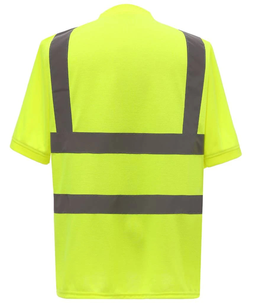 Yoko Hi-Vis YK010 Short Sleeve T-Shirt
