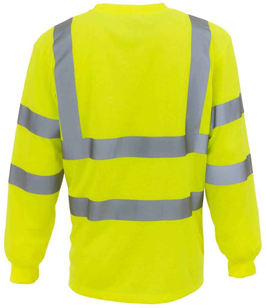Yoko Hi-Vis YK012 Long Sleeve T-Shirt