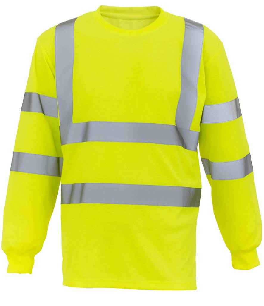 Yoko Hi-Vis YK012 Long Sleeve T-Shirt
