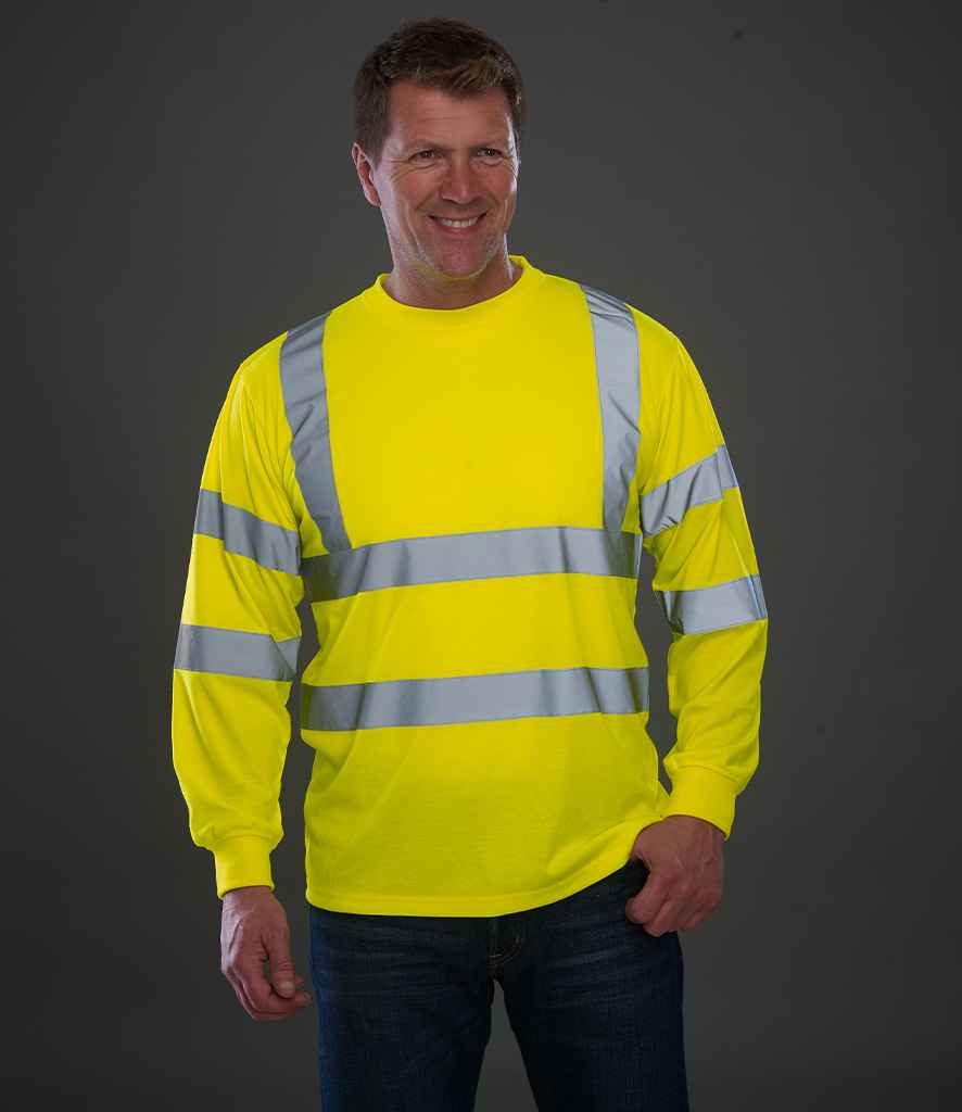 Yoko Hi-Vis YK012 Long Sleeve T-Shirt