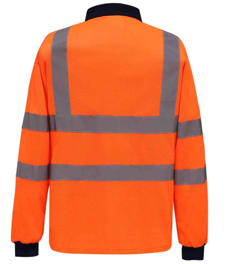 Yoko Hi-Vis YK016 Long Sleeve Polo Shirt