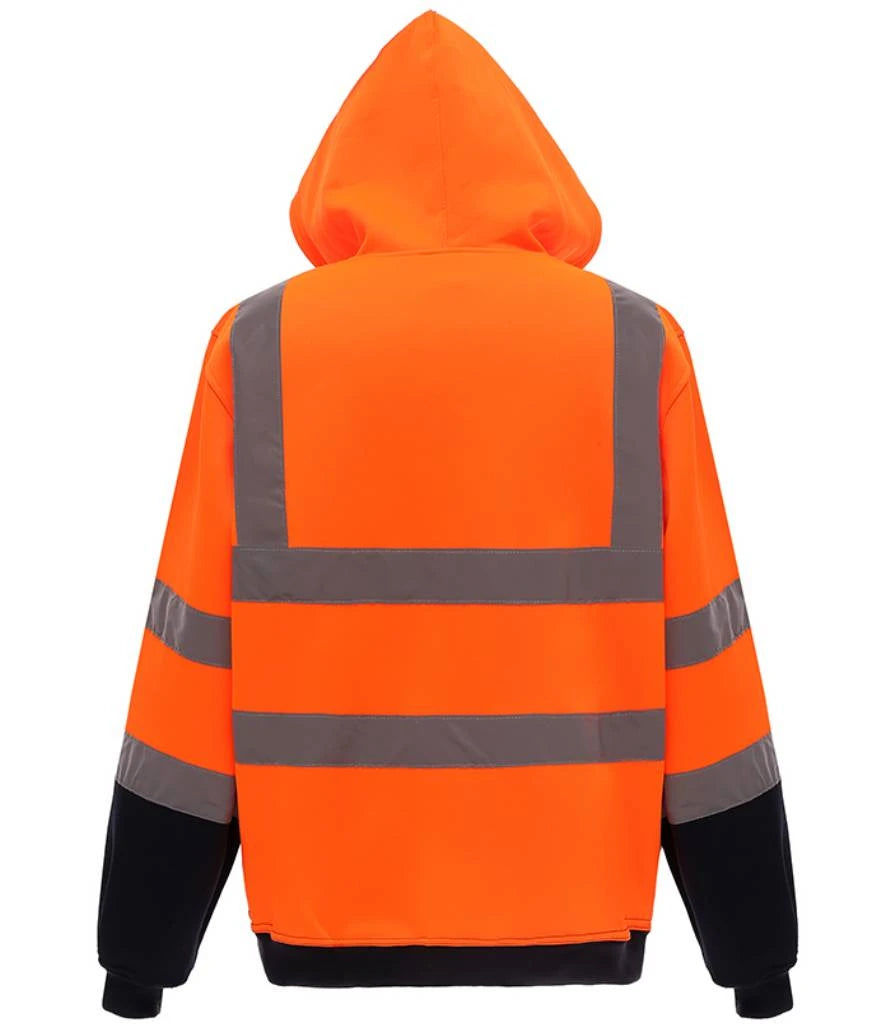 Yoko Hi-Vis YK032 Zip Hoodie
