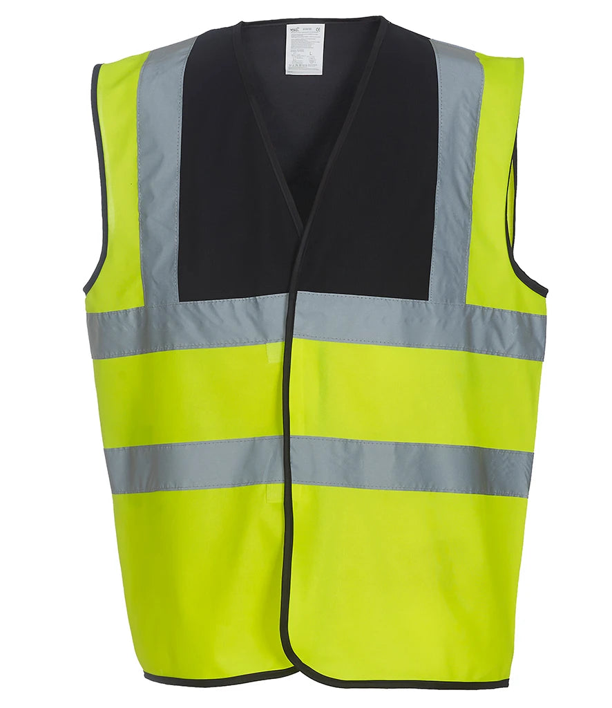 Yoko Hi-Vis YK102 Two Band and Braces Waistcoat