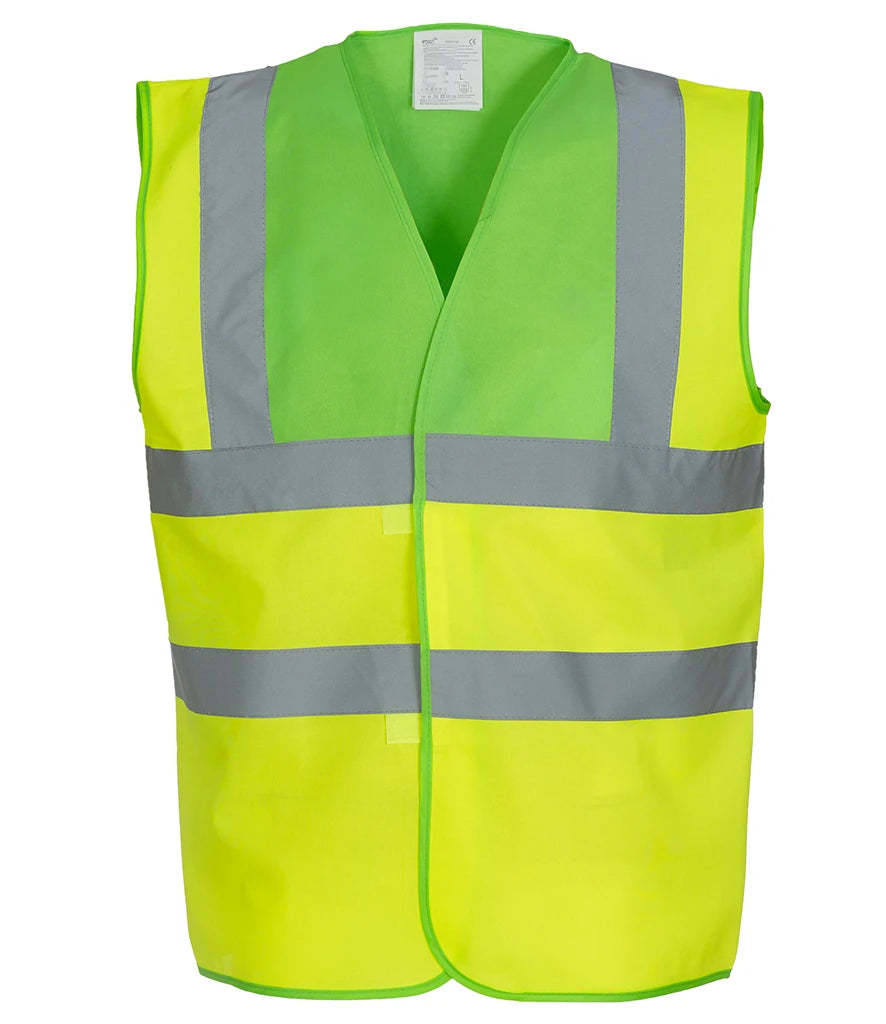 Yoko Hi-Vis YK102 Two Band and Braces Waistcoat